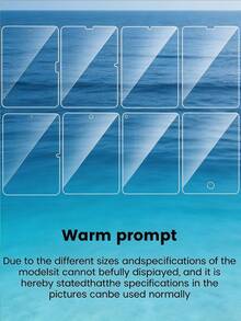 2 piezas Protector de pantalla de vidrio templado HD para tableta, dureza 9H, a prueba de explosiones, resistente a arañazos, fácil de pegar, compatible con Samsung Galaxy Tab S10 FE A11+ S11/Compatible con iPad Air Pro 11 pulgadas (5.ª/6.ª/7.ª/8.ª/9.ª/10.ª/11.ª/12.ª 2026/2025/2024 modelo)/Compatible con Xiaomi/Compatible con Huawei Matepad/Honor, película de protección sin burbujas con adsorción automática - transparente - Ver 5