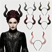 1pc Fashionable Creative Magic Spell Headband, Cosplay Halloween Headpiece Stage Role Play Prop, Suitable For Party Makeup Ball Dress-Up Headwear Accessory - Dress Up - View 2