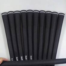 1/13PCS Perforated Anti-Slip Rubber Golf Club Grips, Hollow Breathable Hole Golf Grip Accessories, Suitable For Golf Club Refurbishment And Modification, Daily Golf Practice, Home Golf Swing Practice, Outdoor Driving Range Training, RV Golf Travel Storage - Black - View 5