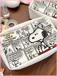 SNOOPY 1個史努比主題收納袋，適合日常學習與通勤時整理小物品，可用作筆袋、化妝包或雜物收納袋，亦適用於返校季、學校用品、節日、生日與派對 - C - 查看 2