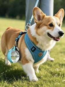 1pc Spherical Portable Water Bottle (With Foldable Drinking Cup), Shock-Proof Hanging Rope Pet Water Bottle, Leak-Proof Sealed, Suitable For Outdoor, Home And Travel. Essential For Dogs In Summer. - Multicolor - View 8