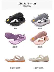 Women's Ballet Shoes V-Soul Five-Finger Shoes Fivefingers Yoga Shoes Dance Split-Toe Shoes Suitable For Fitness, Pilates, Indoor Sports And Workouts - Red Violet - View 9
