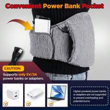 Portable  Electric Heating Abdomen Belt, Back Or Belly Heating Pack For Women And Girl,USB Plug-In Heating Pad,Women Menstrual Relief Pain Uterus Hand Warmer (No Mobile Power) - Single Pack - View 5