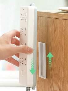 1/3 /10wall Mounted Power Socket Hook - Hanging Socket Storage Rack - Space Saving Storage Rack - Suitable For Kitchen, Bedroom, Bathroom, Office, Desktop, Entrance, Home - Ideal For Home Organization - A - View 4