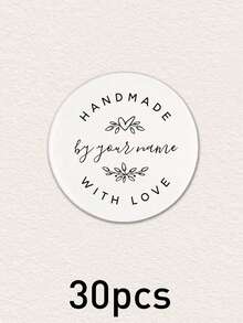 Custom Transparent Round Stickers, Personalized Logo Labels, Minimalist Packaging Decor, Customized Thank You Seal Stickers, Customizable Business Labels, Gift Wrapping, Wedding Favors, Small Business Packaging, Birthday, Personalized Stickers - Style a - View 9
