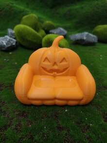 Cute Halloween Pumpkin & Ghost Mini Sofa Set, Spooky Resin Desktop Decor & Figurines, Halloween Home Decoration Gift - Multicolor - View 10