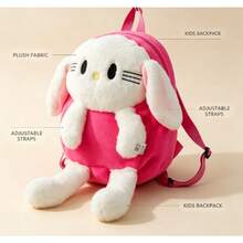 Cute Cartoon Character Kids' Backpack - Pink - View 3