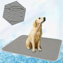 Plus Size Pet Cat Dog Cooling Mat | 5 Sizes Available | Breathable Mesh Fabric | Summer Pet Cooling Pad | Ice Silk Pet Cooling Mat | Suitable For Bed And Sofa - Multicolor - View 3