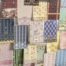 30 Sheets/Bag Material Paper Rococo Dream Series Vintage Sweet Style Material Paper, Scrapbook Supplies Notebook Accessories, Used For Decorating Cards Photo Frames Phone Cases Junk Journals, Desktop Decoration Paper Memo Paper Origami - Material Paper - View 2