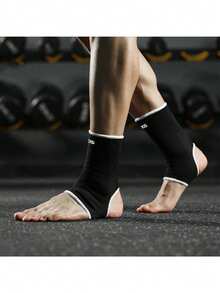 2 Pairs Ankle Support Sleeves, Elastic Fit For Ankle Stability And Sprain Prevention, Breathable And Non-Stuffy, Suitable For Basketball, Football, Volleyball, Running And Fitness - Multicolor - View 4