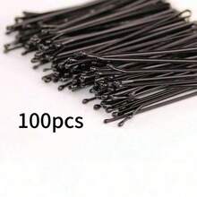 100/50/10件組 髮髻工具，黑色髮夾 - 黑色 - 查看 8