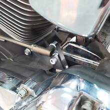 Ez Shift Neutral Gear Assist Kit Fit For  Touring Twin Cam   Touring Twin Cam Road GlideDyna And  Easy Auxiliary Bracket Mount (Silver) - Default - View 11