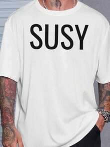ChristmasSusy-Shirt Summer Simple HarajukuHot Item - 白色 - 查看 3