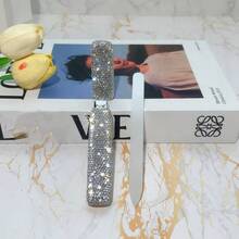 1pc Sparkling Rhinestone Decorated Glass Nail File With Storage Box, Portable Double-Sided Etched Glass Nail Polishing File, Manicure Pedicure Nail Shaping Tool, Suitable For Natural Nails - Multicolor - View 5