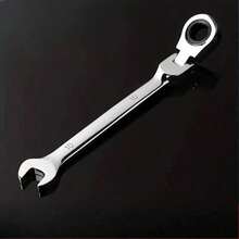 1pc Ratchet Combination Wrench Set, Multi-Function Universal Wrench, Automotive Repair Tool For Men - Silver - View 7