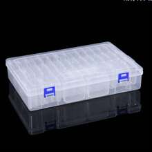 Transparent Plastic Storage Box With Multiple Small Compartments - Bead Storage Box With Hinge Flip Lid Design, Rectangular Plastic Material, Convenient For Storing Various Beads; Perfect For DIY Handmade Jewelry, Nail Art, Bracelet Making, Ideal Storage Tool For Jewelry Crafting, Also An Excellent Choice For Valentine's Day Gifts And Women's Gifts. - A - View 4