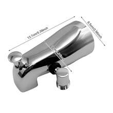 2-Function Ergonomical Bathroom Bathtub Faucet, Bathtub Spout Bathtub Faucet 5.39*3.54*2.56 In - Variant - View 3