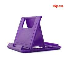 5pcs Solid Color Minimalist Desktop Folding Phone Stand, Mini Portable Multi-Angle Support, Creative Phone Holder, Multiple Colors Available, Holiday Birthday Gift, Desktop Phone Stand - Multicolor - View 11