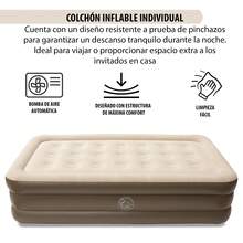 Pallpall Single Inflatable Mattress Electric Air Pump - Creamy White - View 2