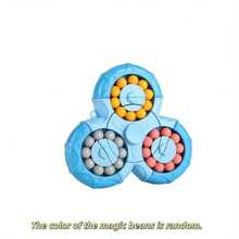 1pc Cool 2-In-1 Gyro Magic Bean Toy, An Interactive Double-Sided Puzzle Game That Helps Improve Focus, Enhance Attention, Stimulate Imagination, And Fine Motor Skills. - Multicolor - View 10