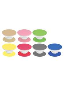 Solid Color Minimalist Retractable Phone Airbag Stand, Slouchy Portable Adhesive Phone Ring Grip - Multicolor - View 6