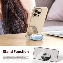 1 buah Casing Ponsel/Penyangga Earphone Transparan dengan Tutup Terbuka dan Warna Kontras, Kompatibel dengan Apple 4 Earbud Bluetooth Nirkabel, Transparan dengan Pelindung Lembut untuk Switch Pro 2 - Clear - View 3