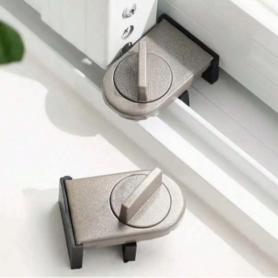 Metal Sliding Window And Door Security Lock - Battery-Free, Home Anti-Theft Security Hardware, Anti-Pinch Design, Enhance Home Security, Holiday Gift