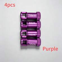 VXM 2/4/8/10/ Pcs Aluminum Alloy Presta Valve Caps, Bicycle Tubeless Tire Valve Caps, Anti-Oxidation Bicycle Valve Dust Caps - Multicolor - View 12