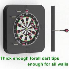 Square Detachable Dartboard Surround Frame Wall Protection Guard, Easy Installation Wall Protector Frame For Home Bar Game Room Club Indoor Dart Game Accessories - A - View 2