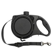 1pc Portable 3-In-1 Retractable Dog Leash With Foldable Water Bowl & Food Container, Multifunctional Outdoor Pet Walking Accessory - Multicolor - View 13