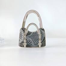 手提包挂钩桌面侧边收纳架储物助手钱包挂架包包支架展示架收纳盒，适用于办公室、卧室、衣柜、厨房桌子、床头柜、工作区 - 彩色 - 查看 44