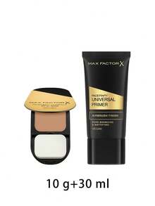 Max Factor [Bundle] Facefinity Compact Foundation 003 Natural Rose 10 G + Facefinity Universal Primer 30 Ml - 003 Natural Rose+Clear - View 2