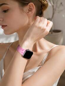 Smart Watch Strap - Pink - View 7
