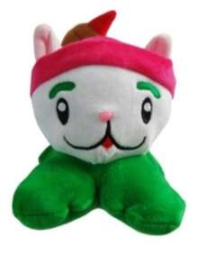 Cat Radish Plush Toy - White - View 3