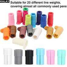 KALAY 23pcs Pen Adapter Set, Marker Holder Replacement Parts, Compatible With Explore Air 3/Air 2/Air/Maker/Maker 3 Machines, Each Pen Adapter Has Different Size, Suitable For 17 Different Pens - Multicolor - View 9