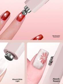 New Portable Mini Magnetic Handheld Nail Lamp Set, Professional Nail Salon Fast Drying, New Nail Straight Lamp UV Curing Light Fast Drying 2-Gear Timer Nail Baking Lamp Home Portable Handheld Nail Lamp - Multicolor - View 11
