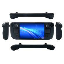 1pc Console Protective Case + 4pcs Joystick Caps + 1pc Tempered Glass Screen Protector Set For Steam Deck, Anti-Drop, Anti-Dust, Anti-Sweat, Enhanced Gaming Control And Experience - View 6