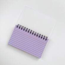 1pc Color Spiral Notebook, Simple Portable Student Journal Notebook, Student, Office Back-To-School Season - Multicolor - View 7