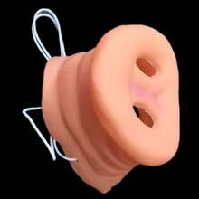 1PC Pig Nose Prop - Funny Pig Nose Prank Toy, Realistic Pig Nose For Prank, Performance, Halloween Party - Multicolor - View 8
