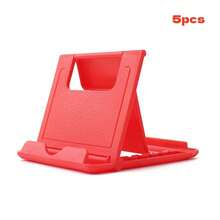 5pcs Solid Color Minimalist Desktop Folding Phone Stand, Mini Portable Multi-Angle Support, Creative Phone Holder, Multiple Colors Available, Holiday Birthday Gift, Desktop Phone Stand - Multicolor - View 9