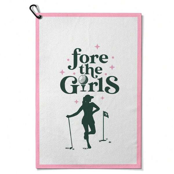 15.7x23.6 Inch Funny Golf Towel With Clip, How To Golf Themed Golf Bag Accessories For Women, Golf Gifts For Mom Grandma Men, Waffle Microfiber, Birthday Christmas Retirement Golfer Gifts,Golf Stuff