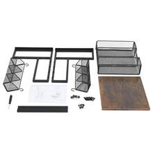 Tea Bag Organizer, Tea Bag Holder For The Kitchen, Countertop Teabag Organizer With Drawer Basket - Black + Vintage Brown - View 10