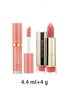 Max Factor [حزمة] 2000 كالوري لمعان الشفاه 060 أغنية مفضلة 4.4 مل + أحمر شفاه إكسير اللون 050 براندي وردي 4 جرام - 060 الأغنية المفضلة + 050 براندي وردي - مشاهدة 2