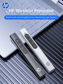 HP--USB Wireless Presentation Remote, PowerPoint Office Presentation Remote With Hyperlink And Volume Control Functions, Compatible With Keynote/PPT/PC/Laptop, Comes With Storage Bag, Back To School Gift. - View 2