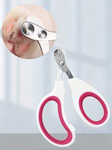 Stainless Steel Pet Nail Clippers Round Hole Anti-Bleed Pet Nail Trimmer Suitable For Dogs Cats Birds - Multicolor - View 2