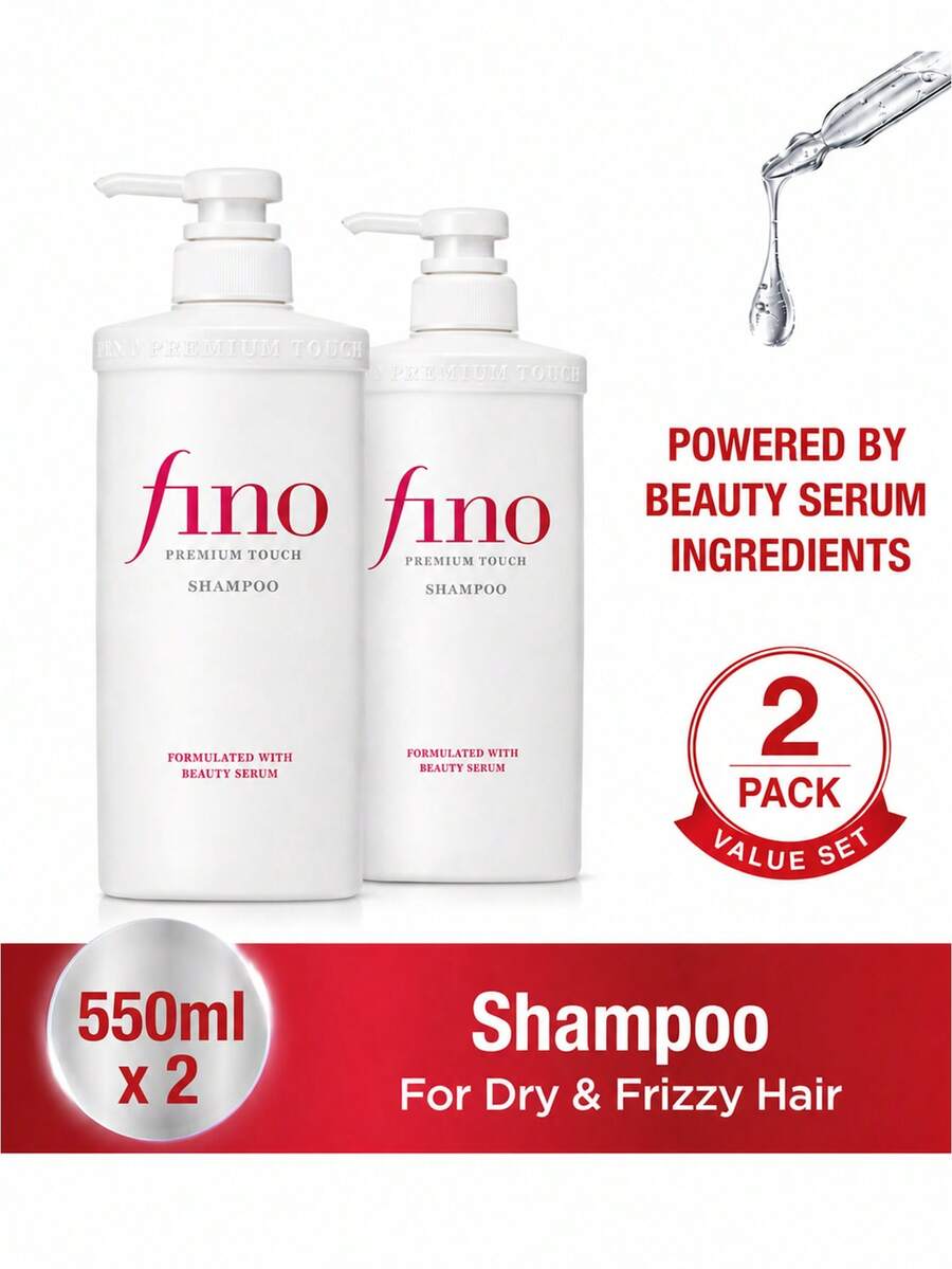 Fino 2入組頂級觸感洗髮精 550ml,含蜂王乳萃取,溫和清潔並滋養乾燥、毛躁、受損髮質,幫助減少斷裂與分叉,讓秀髮柔順亮澤,送給媽媽的禮物 - 洗髮水 - 查看 1