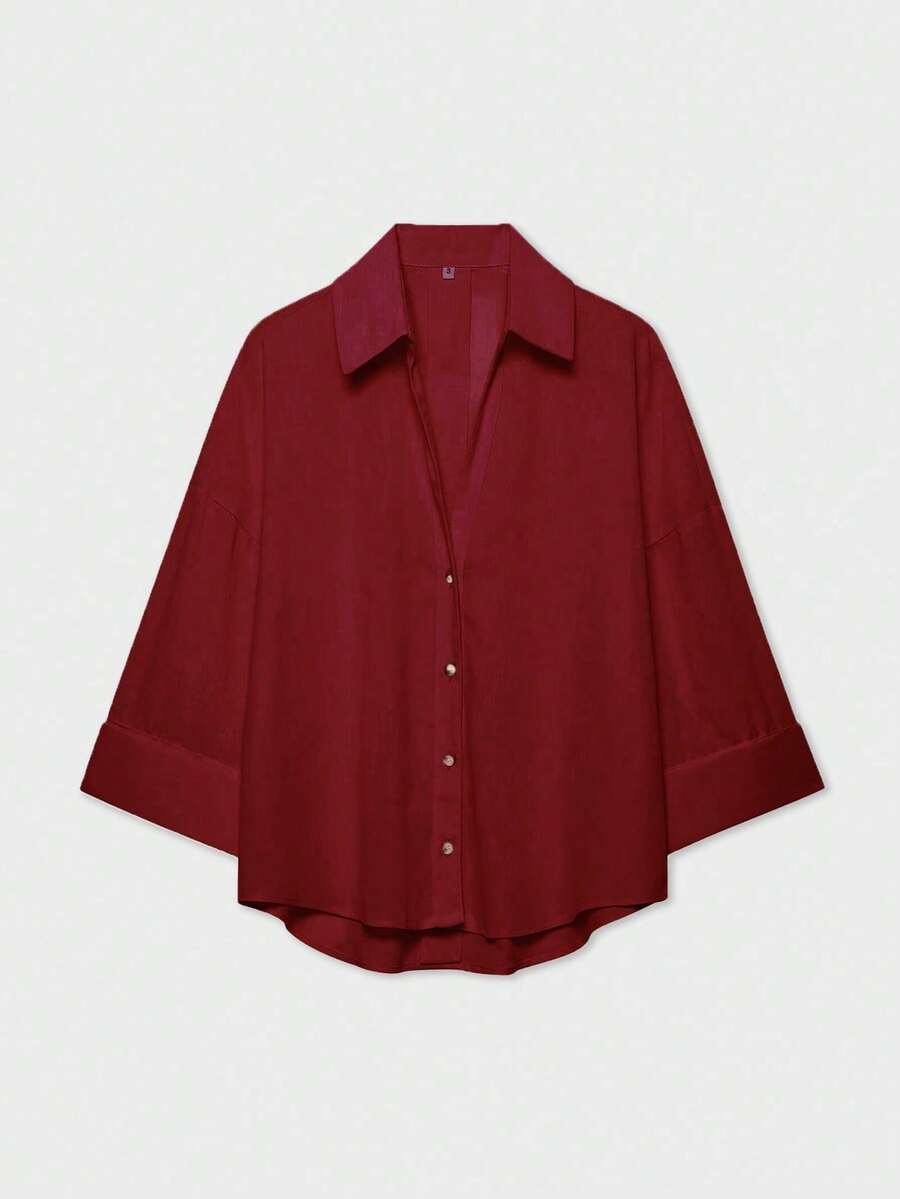 Women Blouses & Shirts - 紅色 - 查看 1