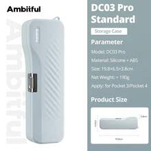 Ambitful Hard Shell Storage Carrying Case Compatible With D JI Osmo Pocket 4 Camera, Anti-Scratch Shockproof Water Resistant Protective Travel Case For Camera & Small Accessories - View 13