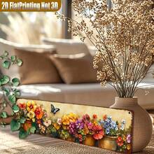 2D Flat, 1pc, Vintage Potted Butterfly Metal Plaque - Suitable For Home, Farmhouse, Cafe And Other Rustic Metal Decor | Durable, Easy To Hang | Unique Gift Idea (Random Style) - A - View 8