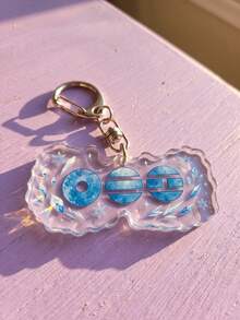 1pc/7pcs ARIRANG Logo Acrylic Keychains, Watercolor Elemental Style Bag Charm, Fire/Ice/Nature Themed Pendant, Perfect Gift For ARMY Fans - Multicolor - View 8
